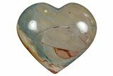 Wide, Polychrome Jasper Heart - Madagascar #239094-1